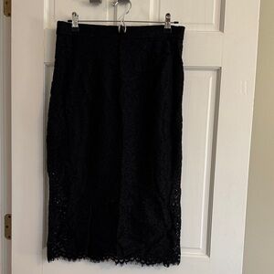 J Crew lace pencil skirt